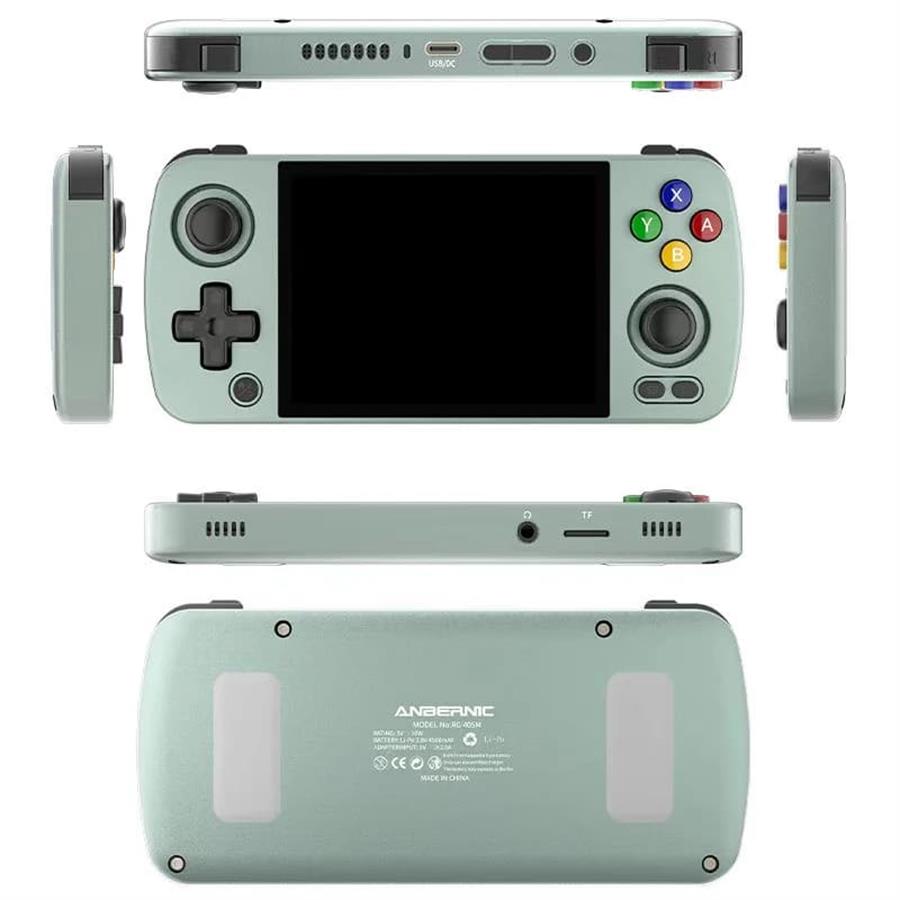 Consola Anbernic RG405M Consola Portatil Retro 128gb + 64gb  + 5000 juegos ps1, ps2, dreamcast, n64, arcade, mame, neogeo y mas